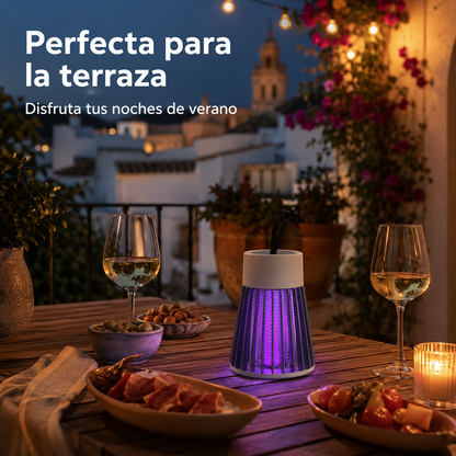 Lámpara Antimosquitos USB 2 en 1 – Luz UV Portátil
