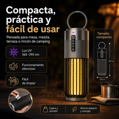 Lámpara antimosquitos solar de 2500V